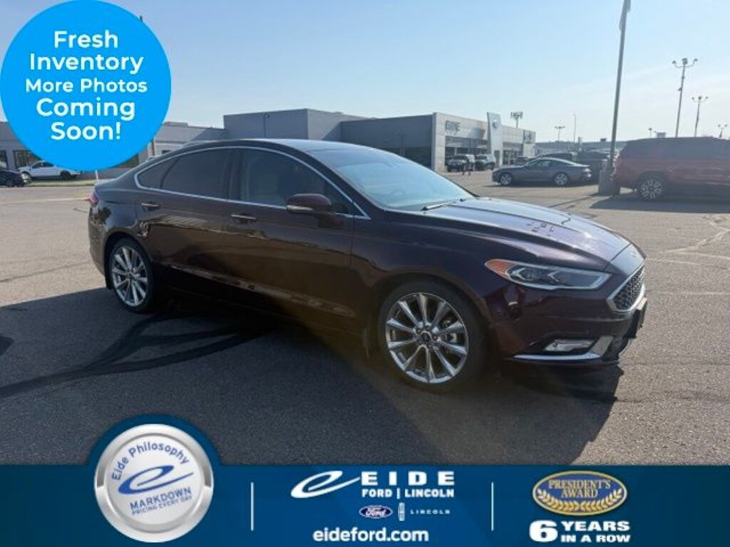Certified 2018 Ford Fusion Platinum Sedan