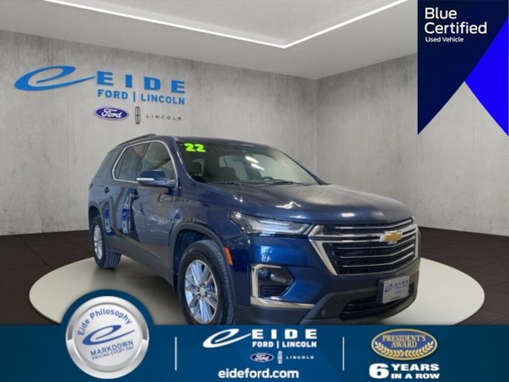 Certified 2022 Chevrolet Traverse LT SUV