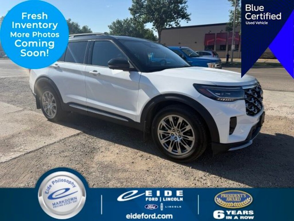 Certified 2025 Ford Explorer Platinum SUV