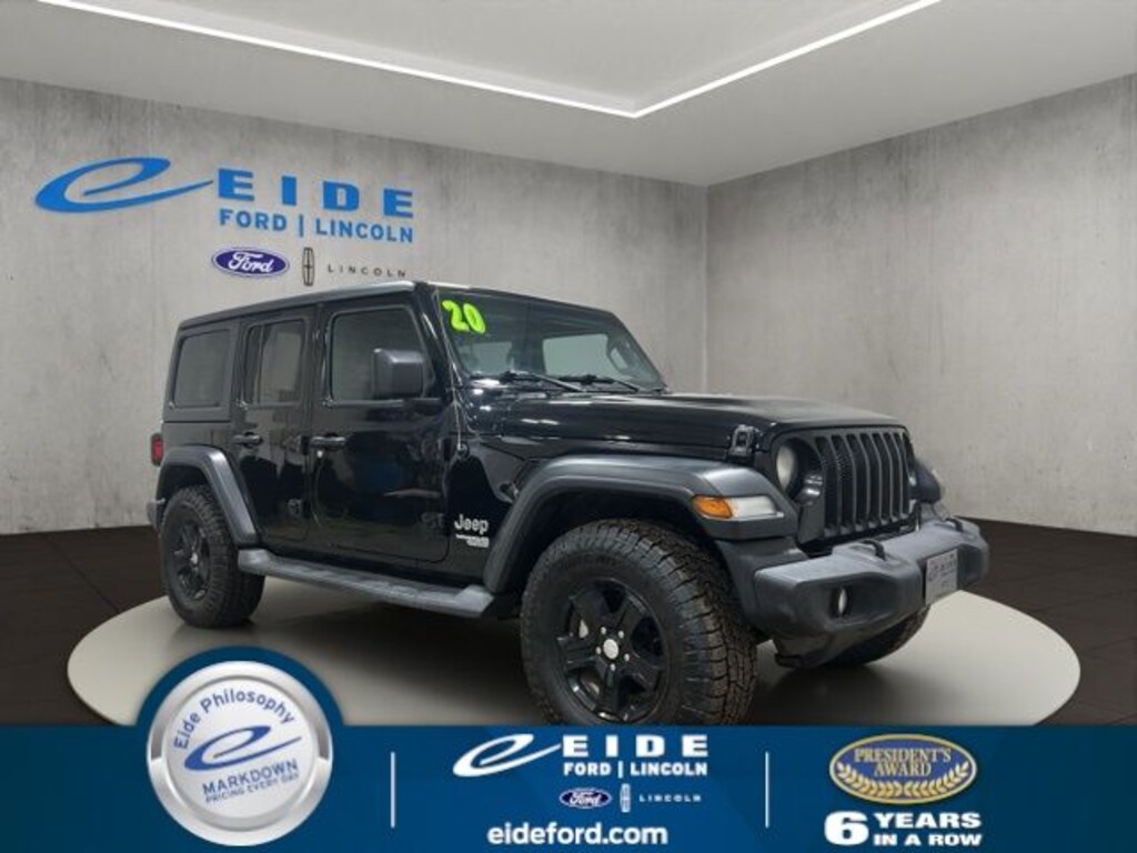 Used 2020 Jeep Wrangler Unlimited Sport S SUV