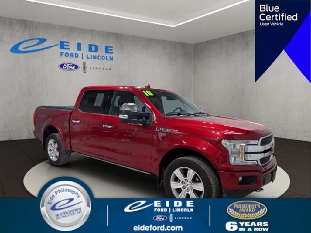 Certified 2018 Ford F-150 Platinum Truck