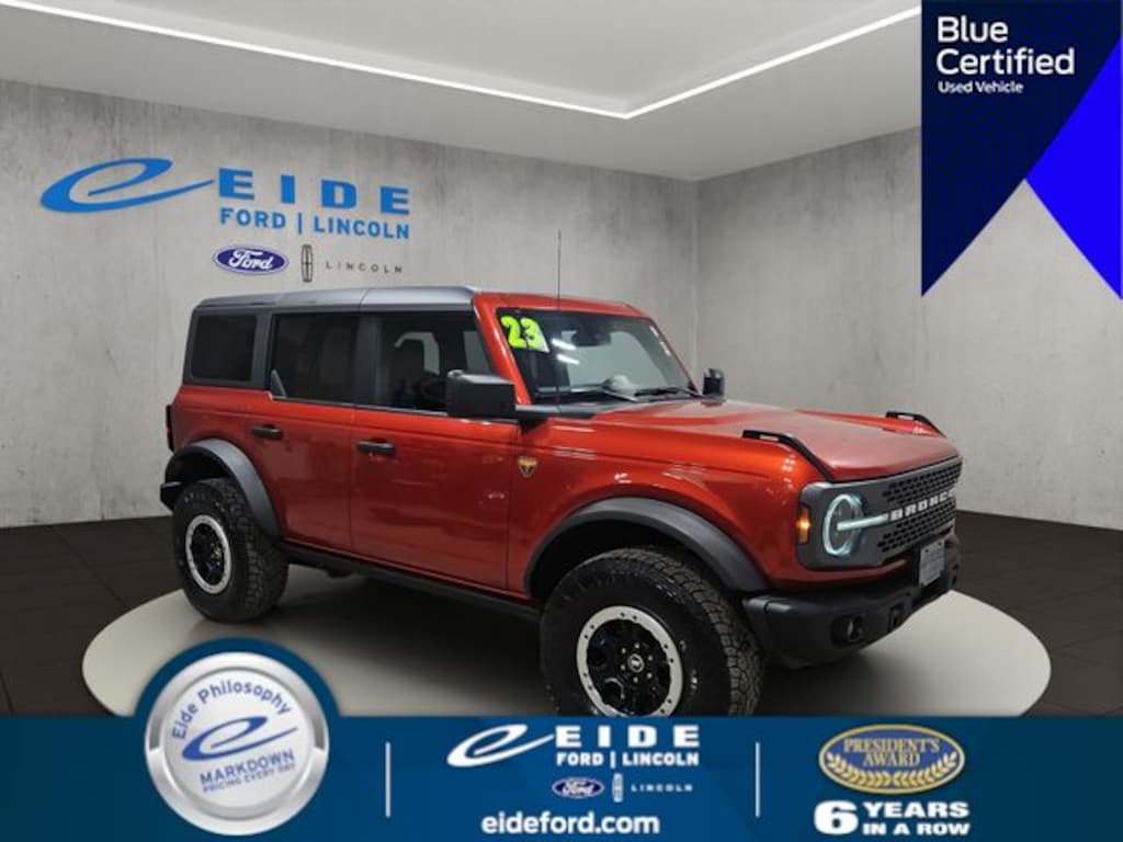 Certified 2023 Ford Bronco Badlands SUV