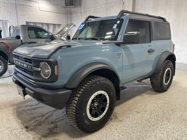 Used 2023 Ford Bronco 2-Door Base with VIN 1FMDE5CH8PLB25382 for sale in Bismarck, ND