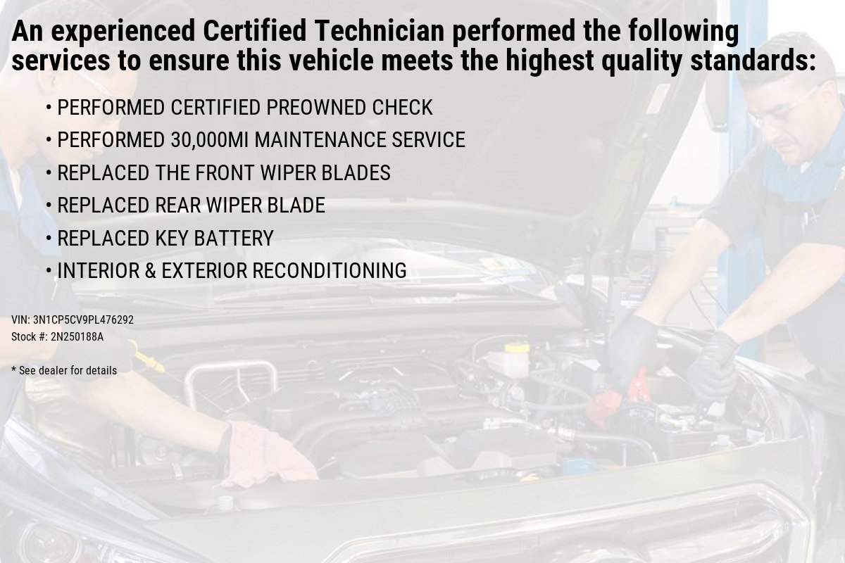Certified 2023 Nissan Kicks SV with VIN 3N1CP5CV9PL476292 for sale in Wernersville, PA