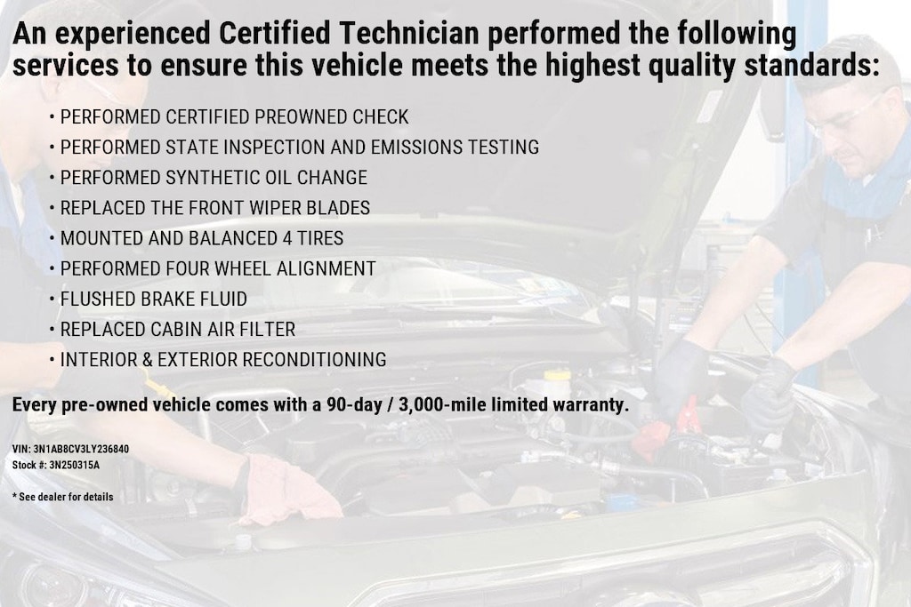Certified 2020 Nissan Sentra SV SV CVT