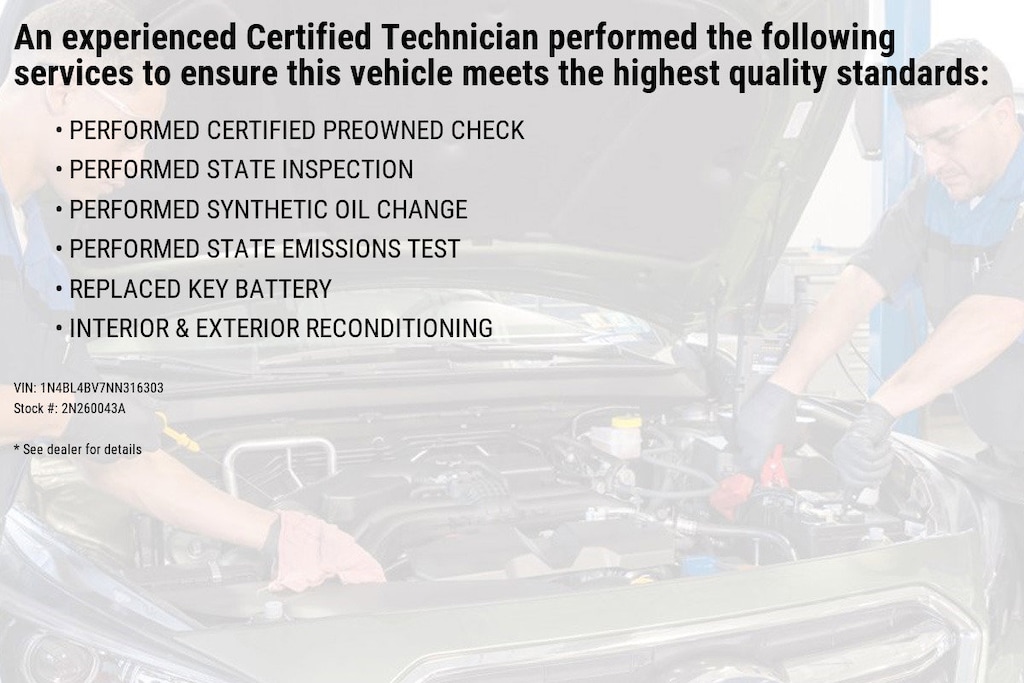 Certified 2022 Nissan Altima 2.5 S Sedan
