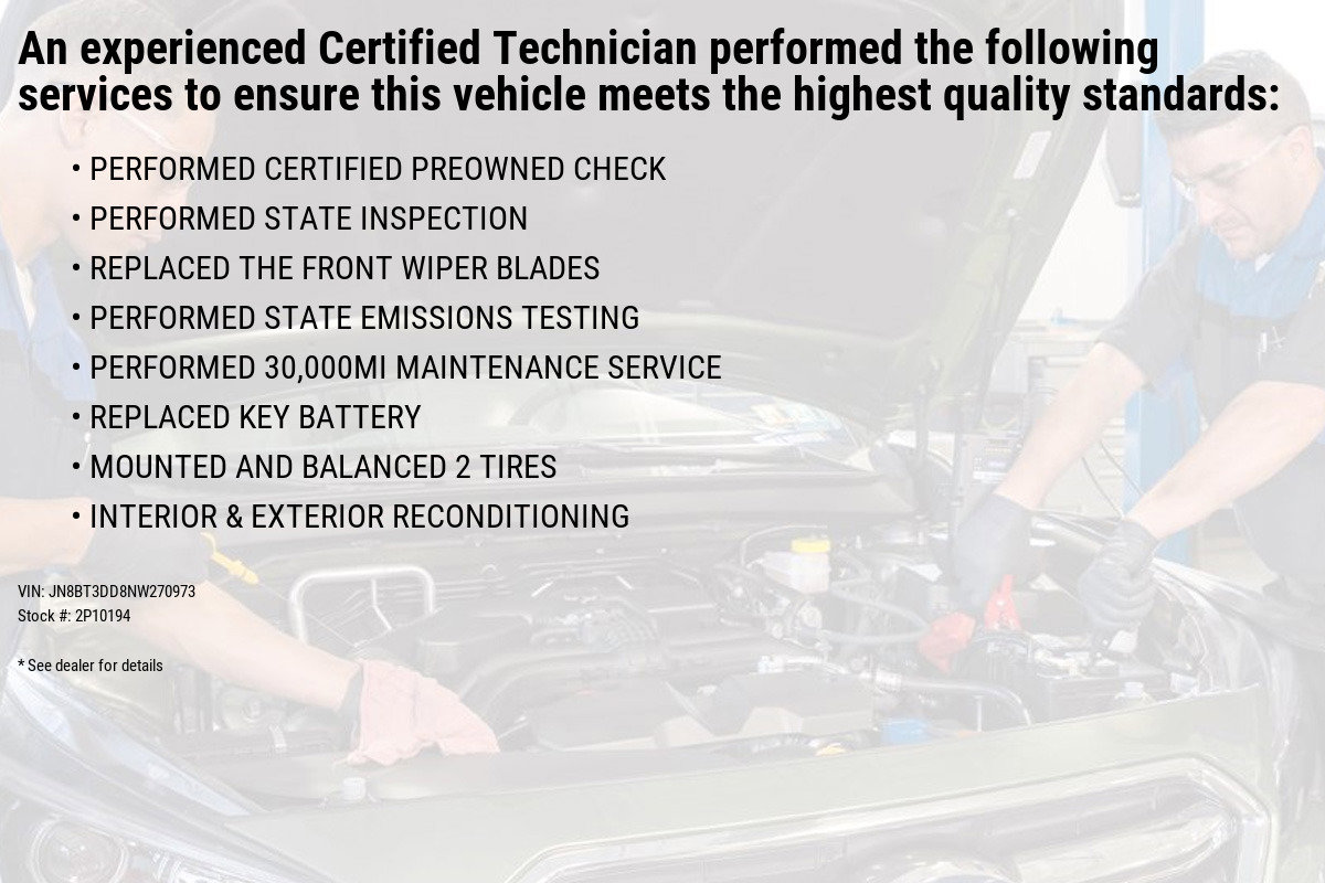 Certified 2022 Nissan Rogue Platinum with VIN JN8BT3DD8NW270973 for sale in Wernersville, PA