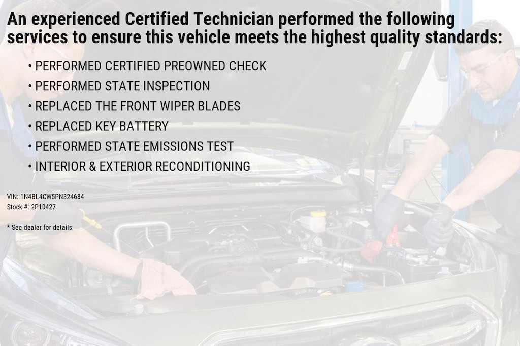 Certified 2023 Nissan Altima 2.5 SR Sedan