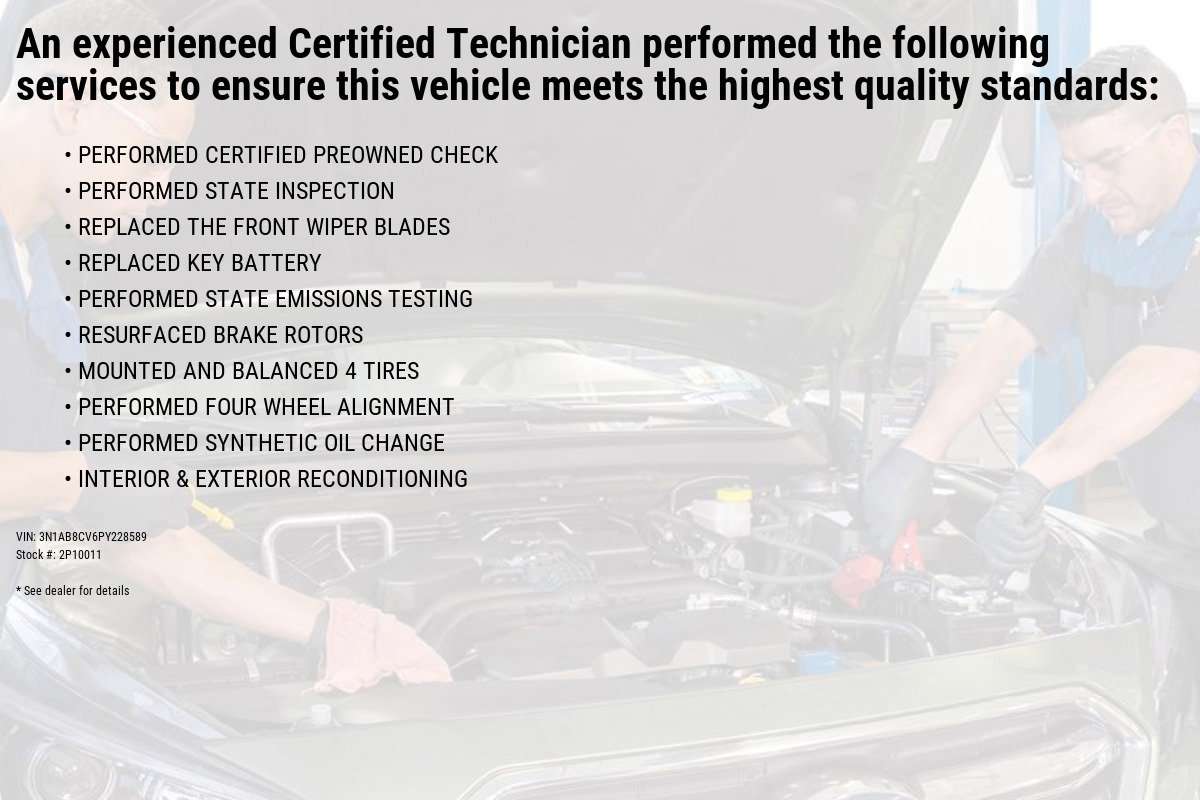 Certified 2023 Nissan Sentra SV with VIN 3N1AB8CV6PY228589 for sale in Wernersville, PA