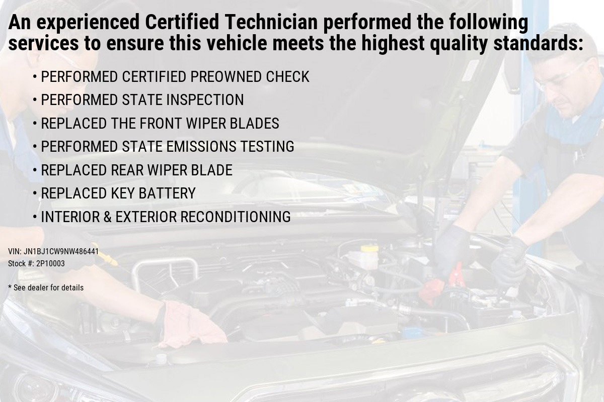 Certified 2022 Nissan Rogue Sport SL with VIN JN1BJ1CW9NW486441 for sale in Wernersville, PA