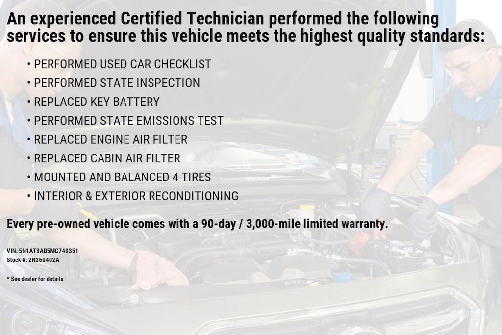 Certified 2021 Nissan Rogue S AWD S