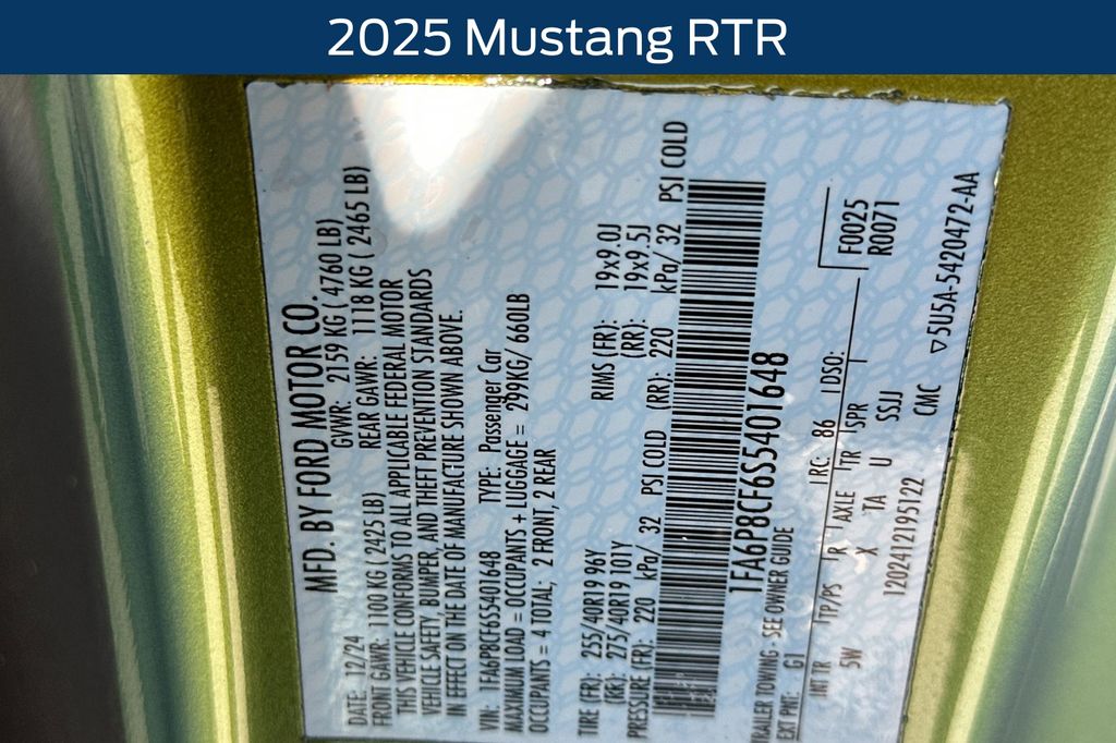 2025 Ford Mustang GT Premium Fastback - Photo 27