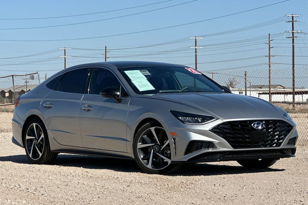 Used 2021 Hyundai Sonata SEL Plus with VIN 5NPEJ4J24MH119351 for sale in El Centro, CA