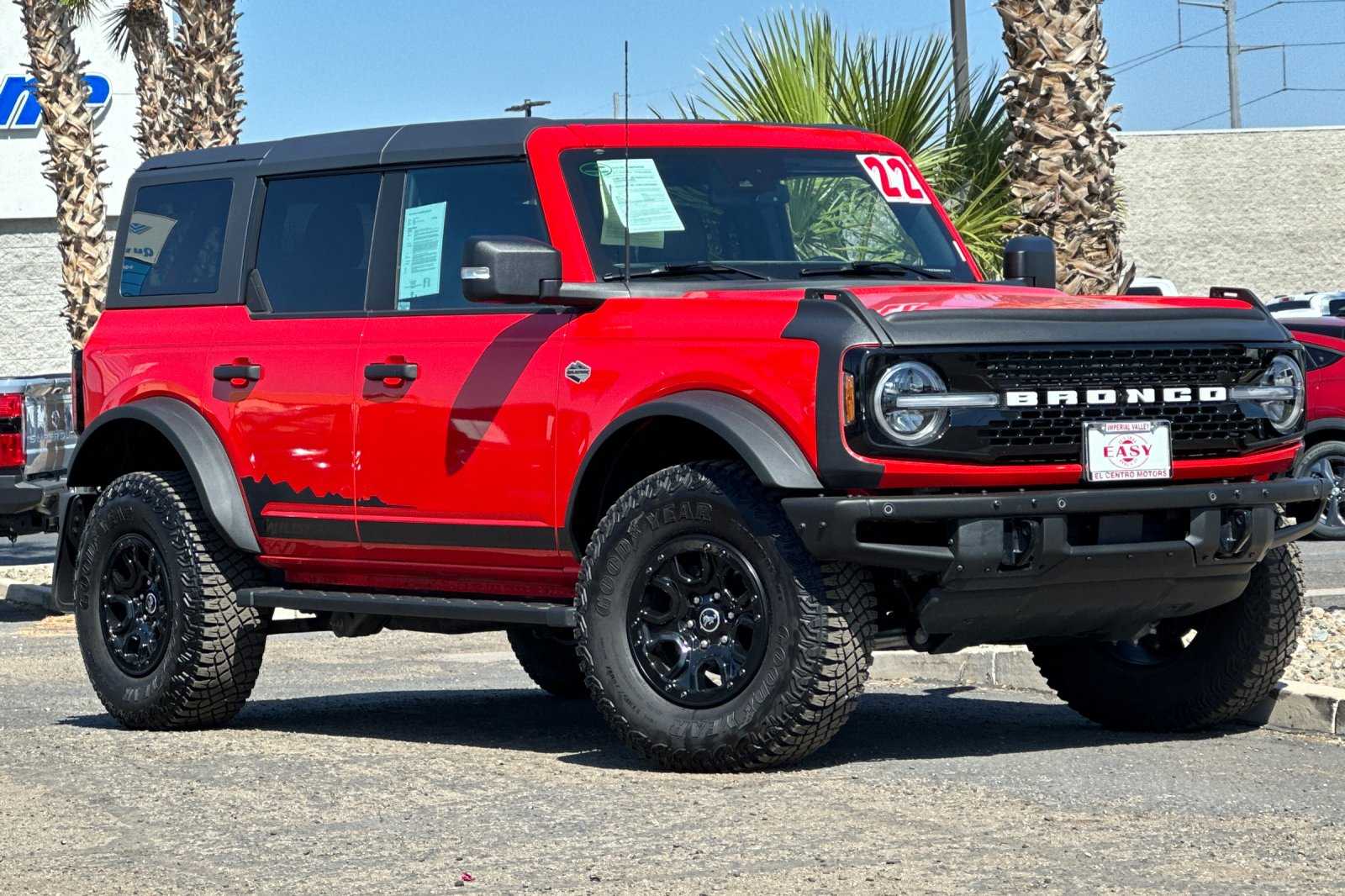 Used 2022 Ford Bronco 4-Door Wildtrak with VIN 1FMEE5DP3NLB68552 for sale in Imperial, CA