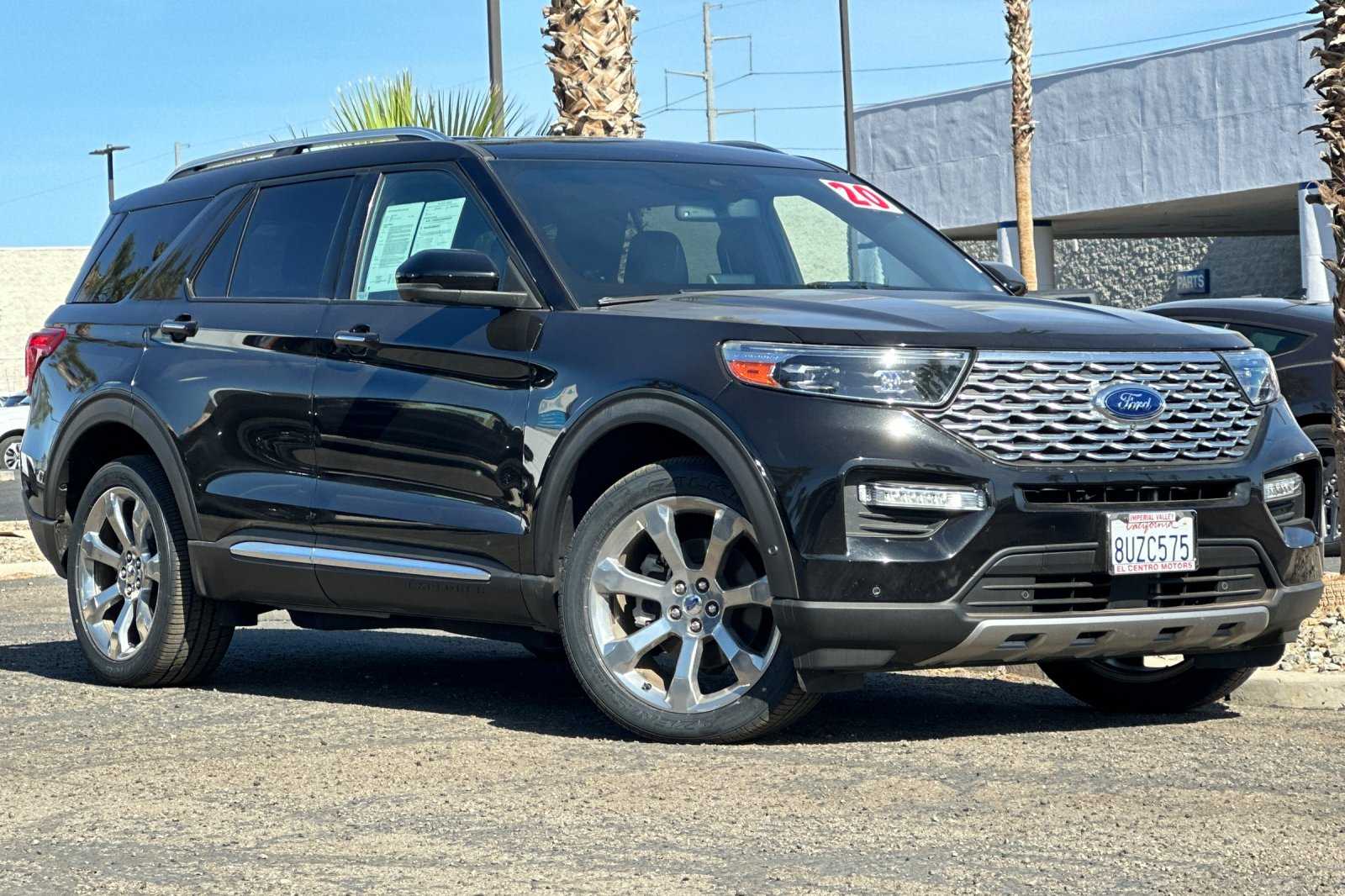 Used 2020 Ford Explorer Platinum with VIN 1FM5K8HC6LGA29006 for sale in Imperial, CA