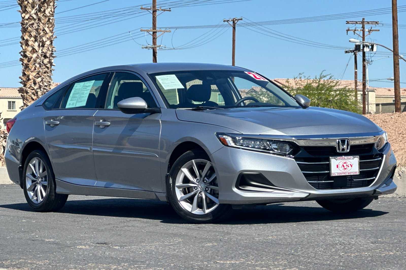 Used 2021 Honda Accord LX with VIN 1HGCV1F17MA003290 for sale in Imperial, CA