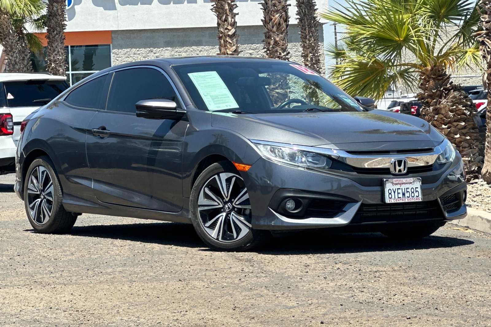 Used 2018 Honda Civic EX-L with VIN 2HGFC3B72JH357062 for sale in Imperial, CA