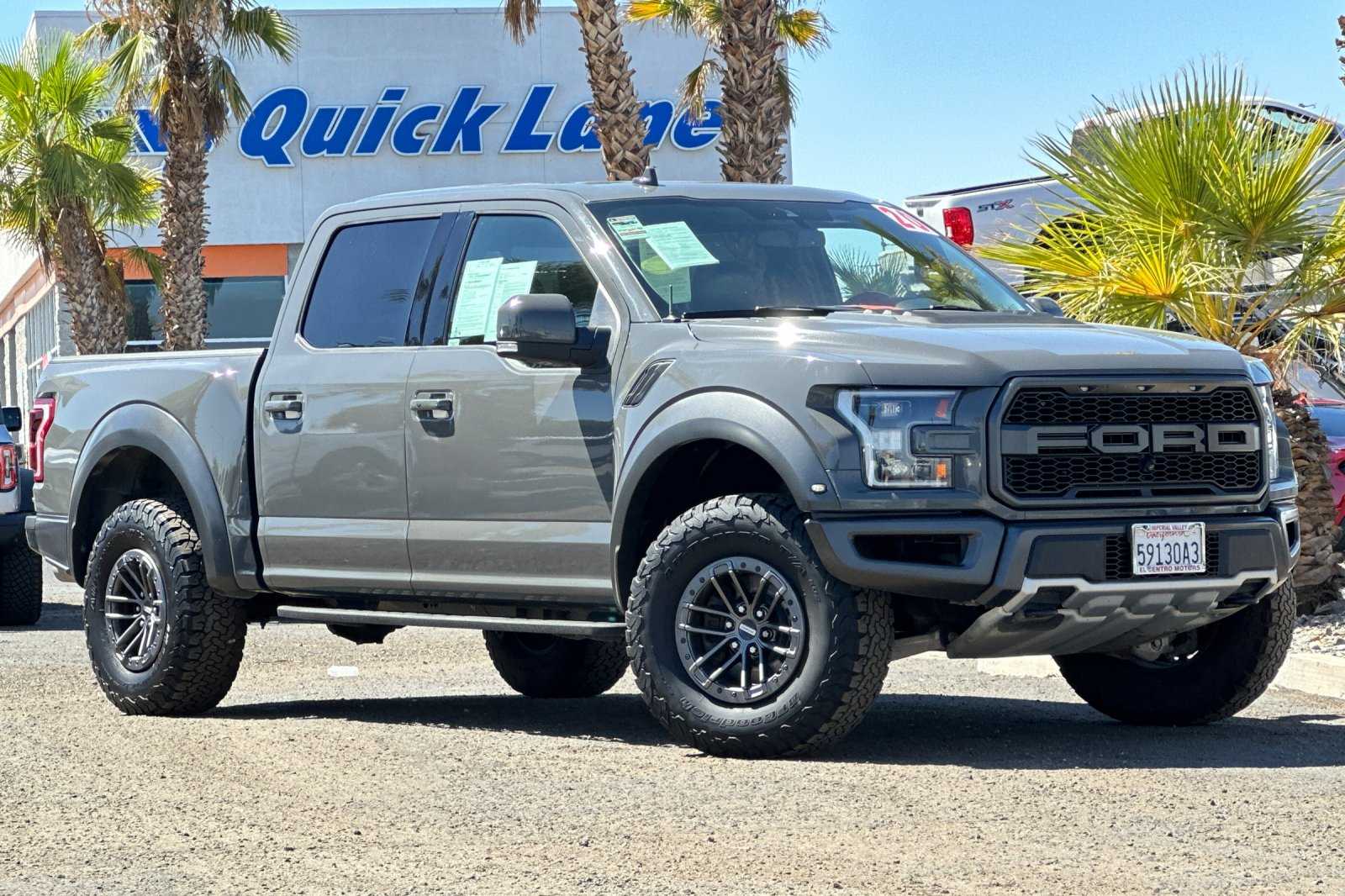 Used 2020 Ford F-150 Raptor with VIN 1FTFW1RG5LFC06477 for sale in Imperial, CA