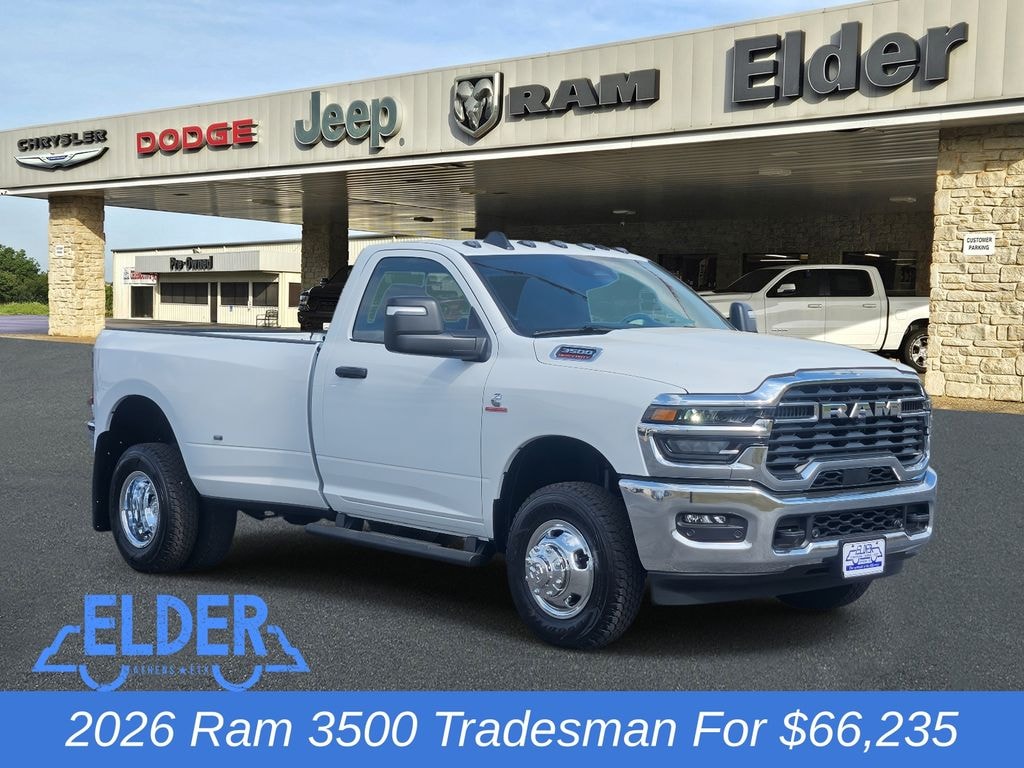 New 2026 Ram 3500 TRADESMAN REGULAR CAB 4X4 8' BOX Pickup