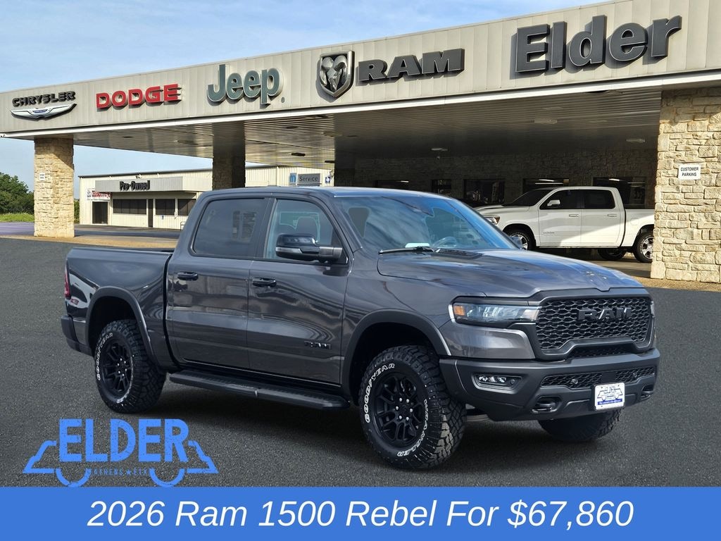 New 2026 Ram 1500 REBEL CREW CAB 4X4 5'7 BOX Pickup