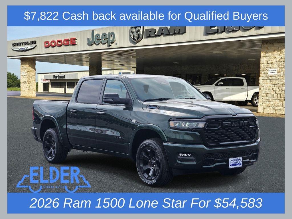 New 2026 Ram 1500 LONE STAR CREW CAB 4X4 5'7 BOX Pickup