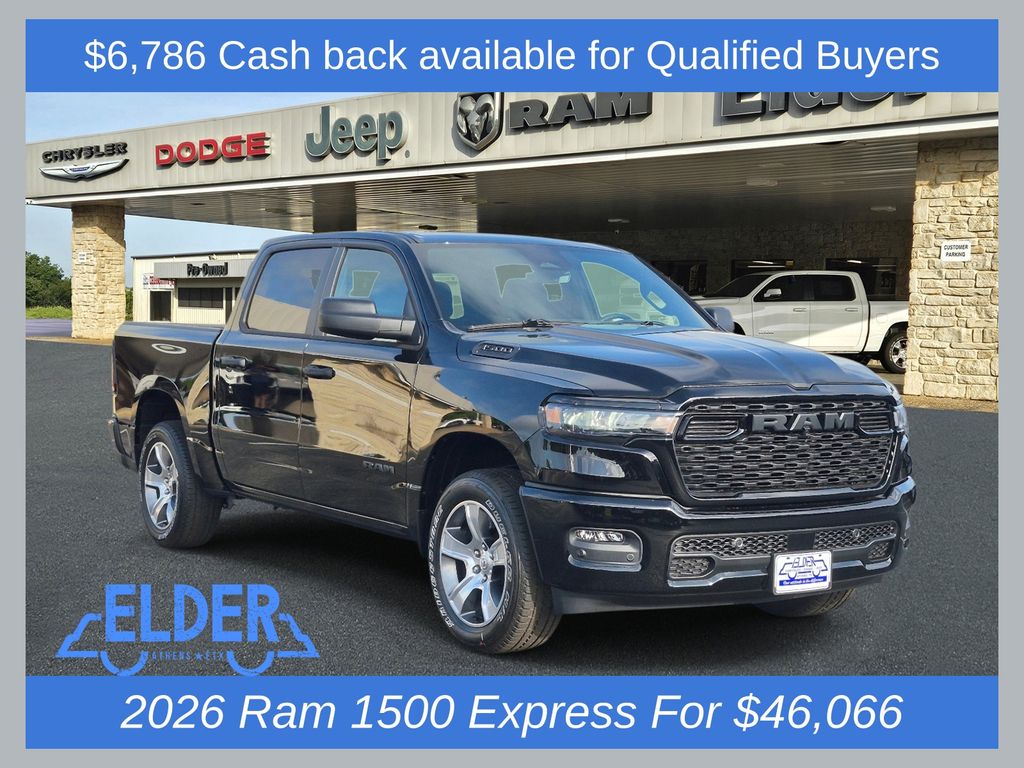 New 2026 Ram 1500 EXPRESS CREW CAB 4X4 5'7 BOX