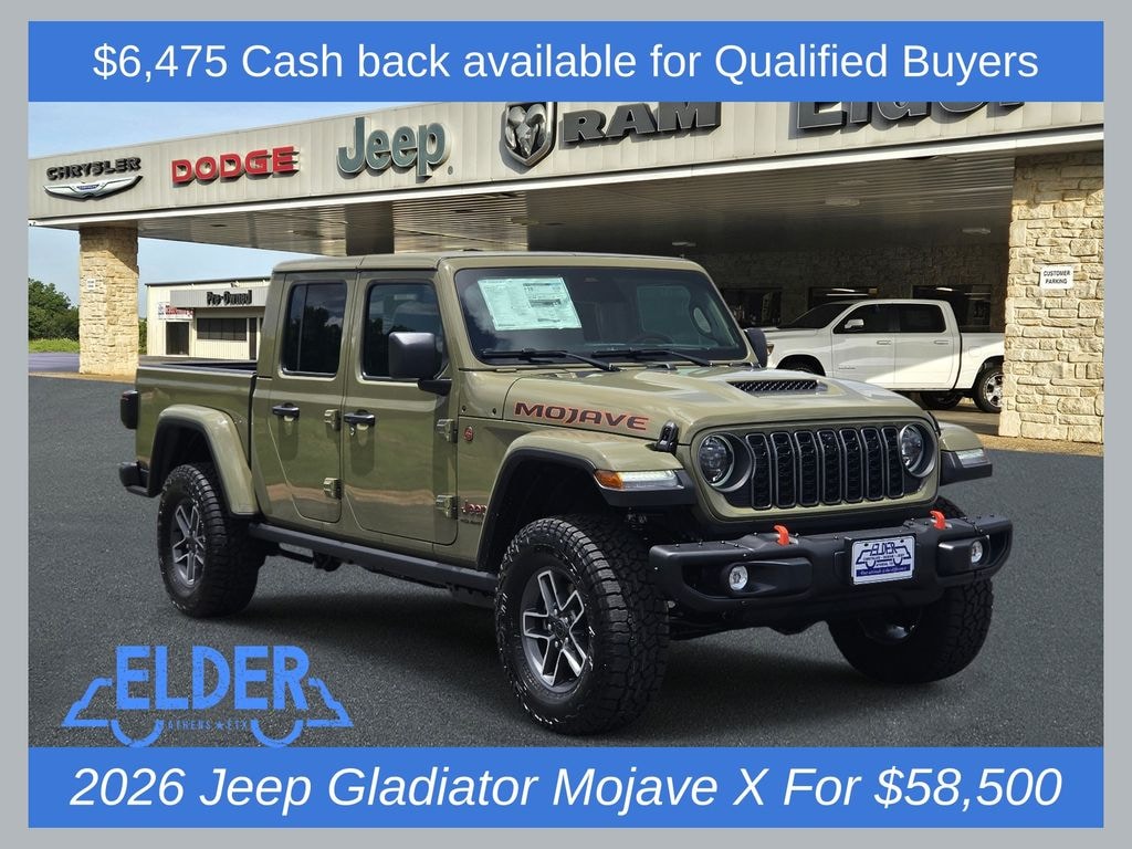 New 2026 Jeep Gladiator MOJAVE X 4X4 Pickup
