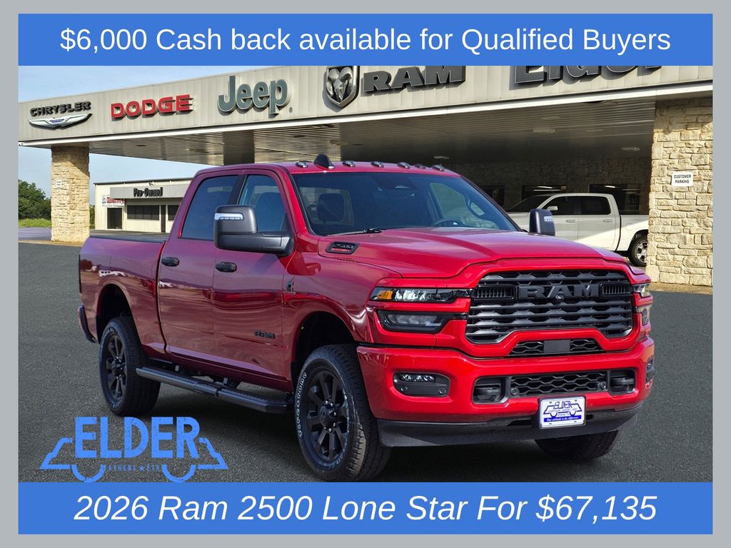 New 2026 Ram 2500 LONE STAR CREW CAB 4X4 6'4 BOX