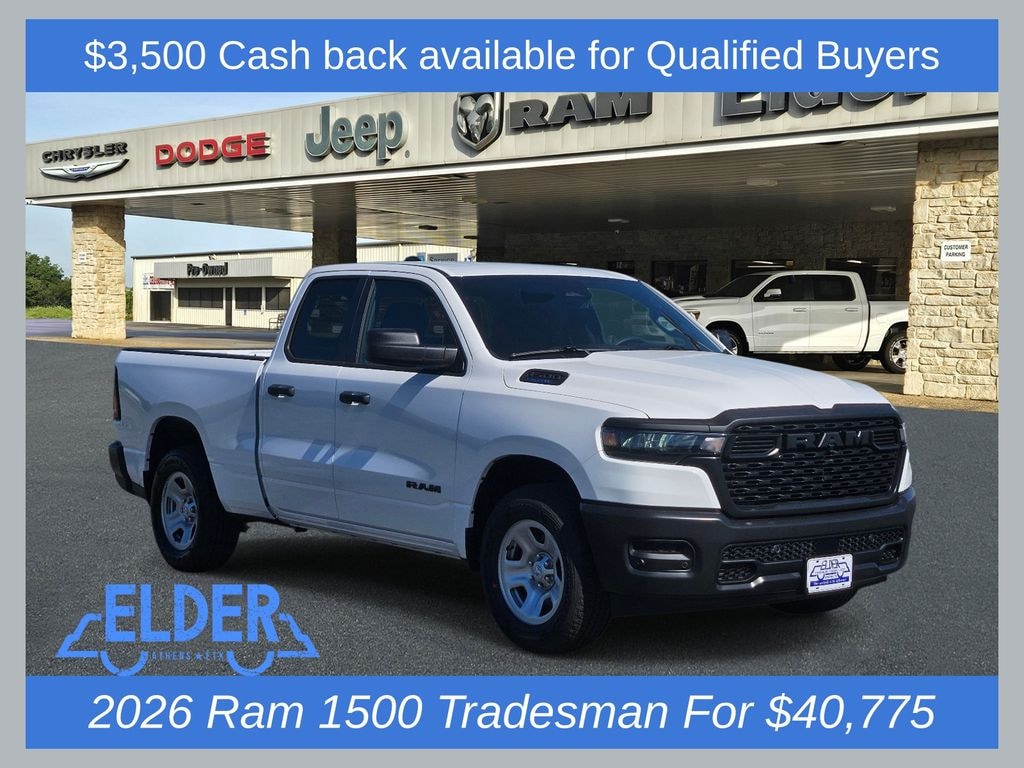 New 2026 Ram 1500 TRADESMAN QUAD CAB 4X2 6'4 BOX Pickup