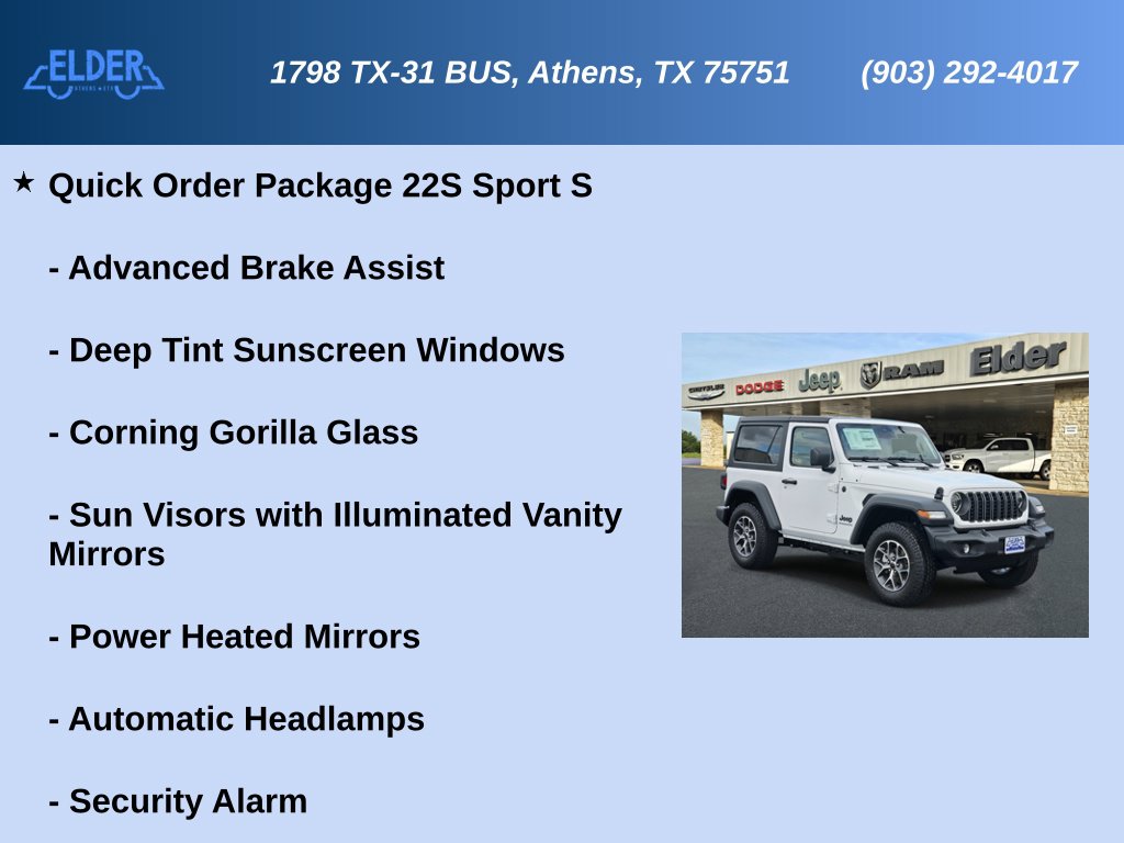2026 Jeep Wrangler 2-Door Sport S - Photo 6