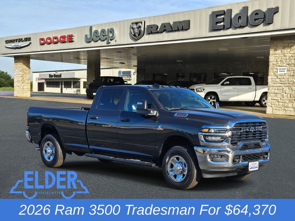 New 2026 Ram 3500 TRADESMAN CREW CAB 4X4 8' BOX Pickup