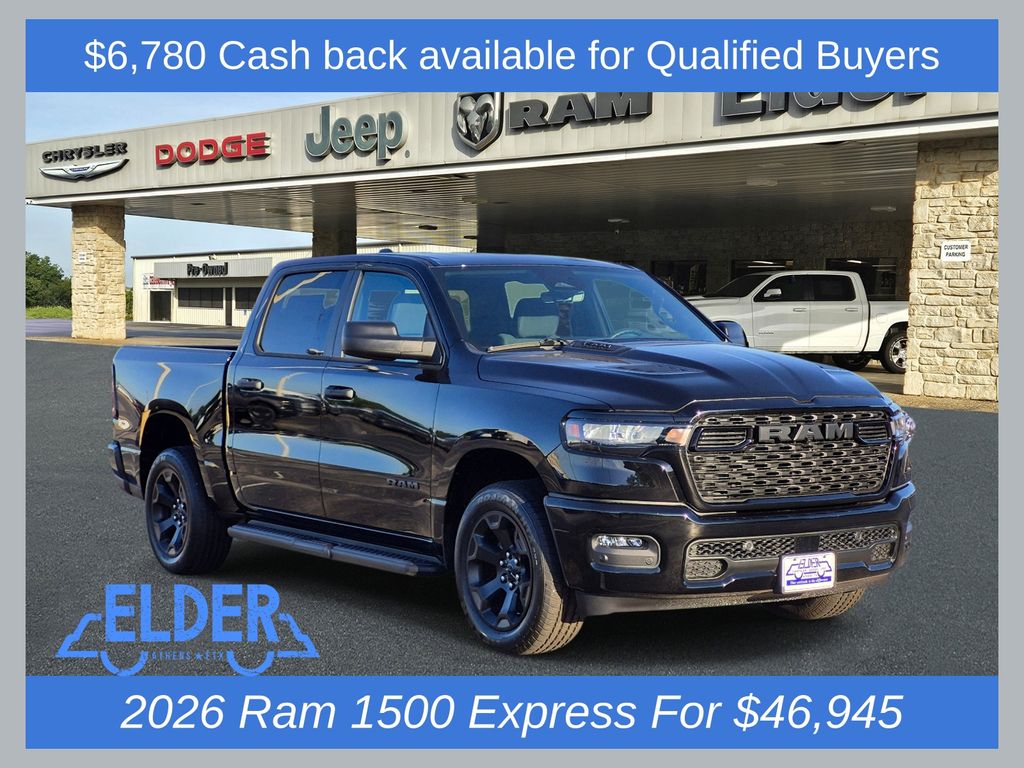 New 2026 Ram 1500 EXPRESS CREW CAB 4X4 5'7 BOX