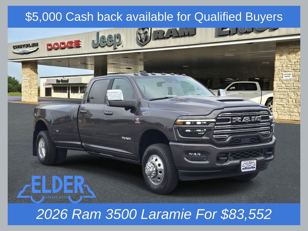 New 2026 Ram 3500 LARAMIE CREW CAB 4X4 8' BOX