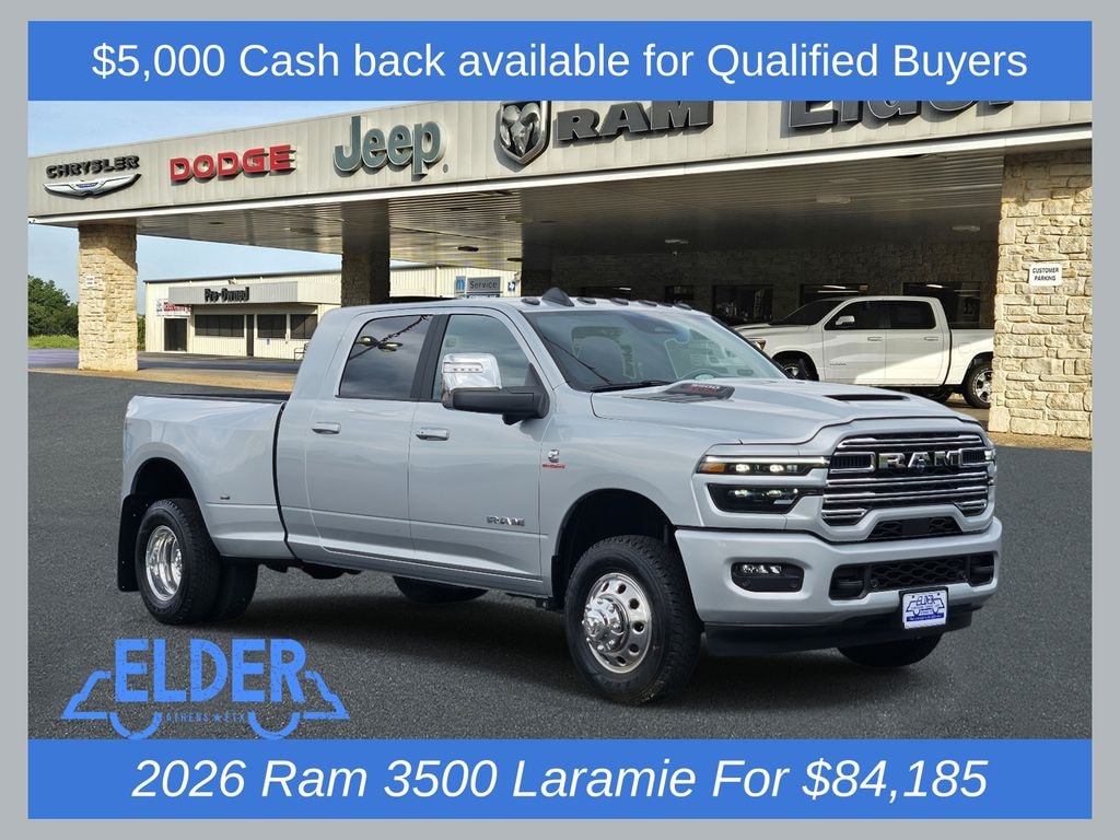 New 2026 Ram 3500 LARAMIE MEGA CAB 4X4 6'4 BOX Pickup
