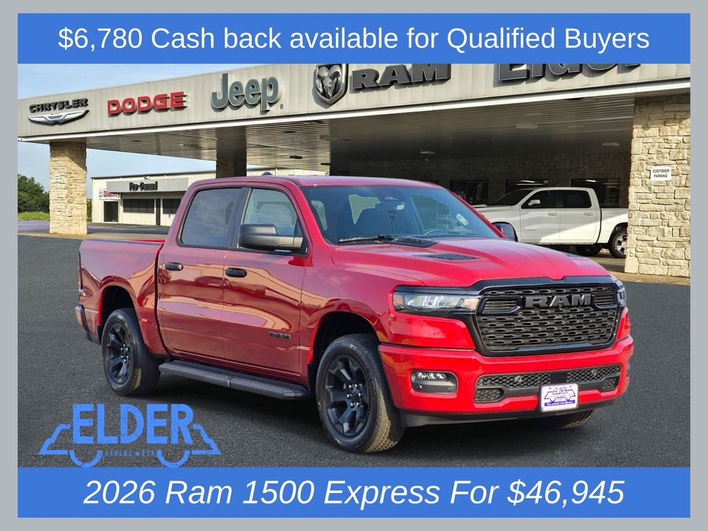 New 2026 Ram 1500 EXPRESS CREW CAB 4X4 5'7 BOX