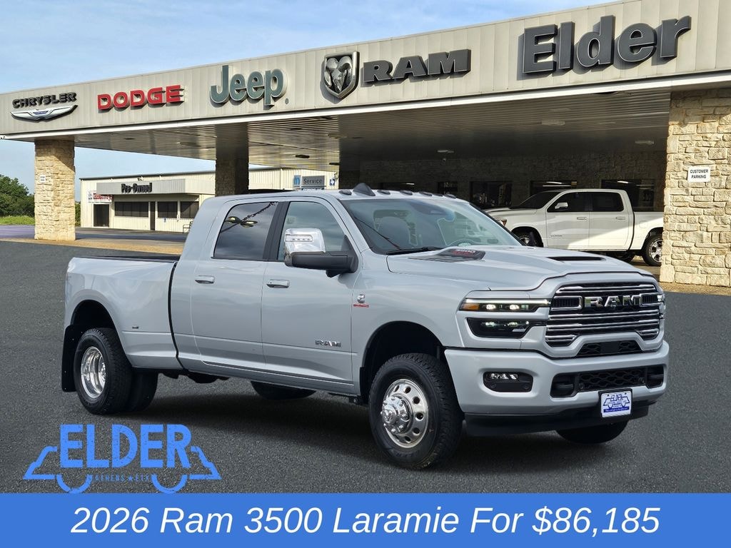 New 2026 Ram 3500 LARAMIE MEGA CAB 4X4 6'4 BOX Pickup