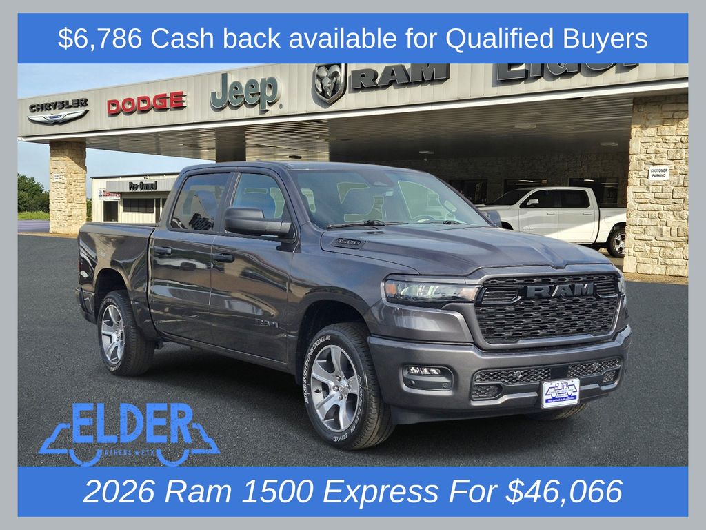 New 2026 Ram 1500 EXPRESS CREW CAB 4X4 5'7 BOX