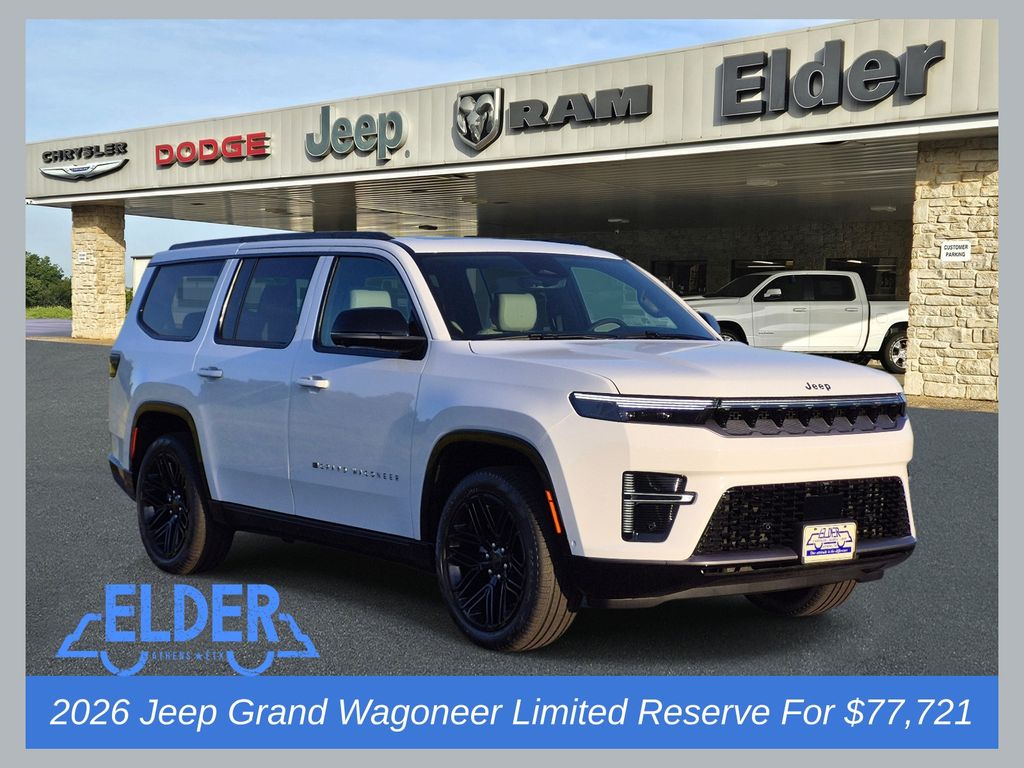 New 2026 Jeep Grand Wagoneer LIMITED RESERVE 4X4