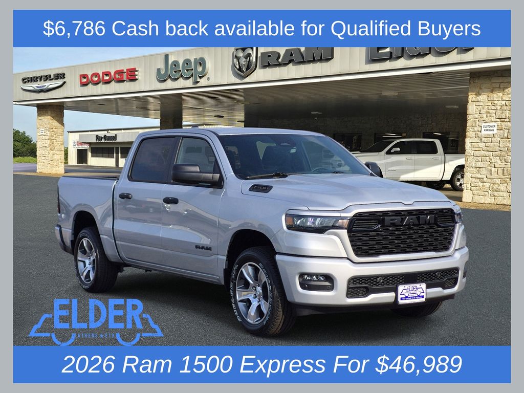 New 2026 Ram 1500 EXPRESS CREW CAB 4X4 5'7 BOX