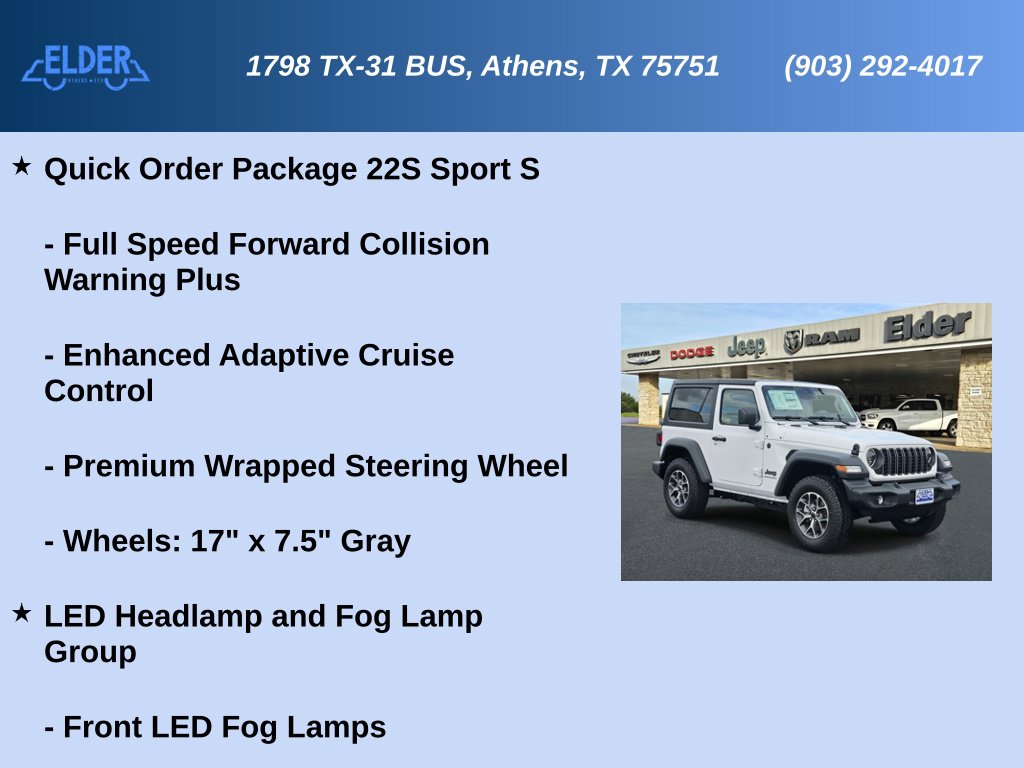 2026 Jeep Wrangler 2-Door Sport S - Photo 7