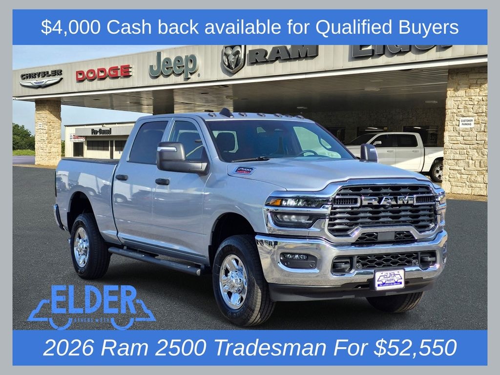 New 2026 Ram 2500 TRADESMAN CREW CAB 4X4 6'4 BOX Pickup