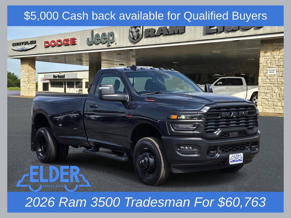 New 2026 Ram 3500 TRADESMAN REGULAR CAB 4X4 8' BOX