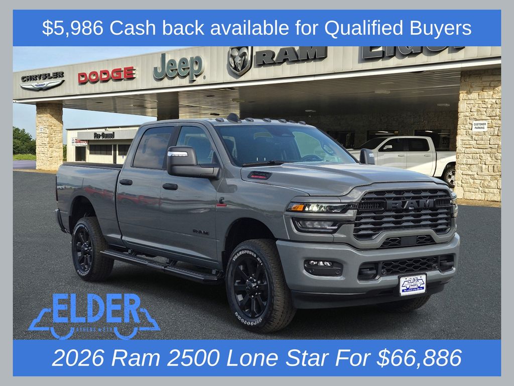 New 2026 Ram 2500 LONE STAR CREW CAB 4X4 6'4 BOX