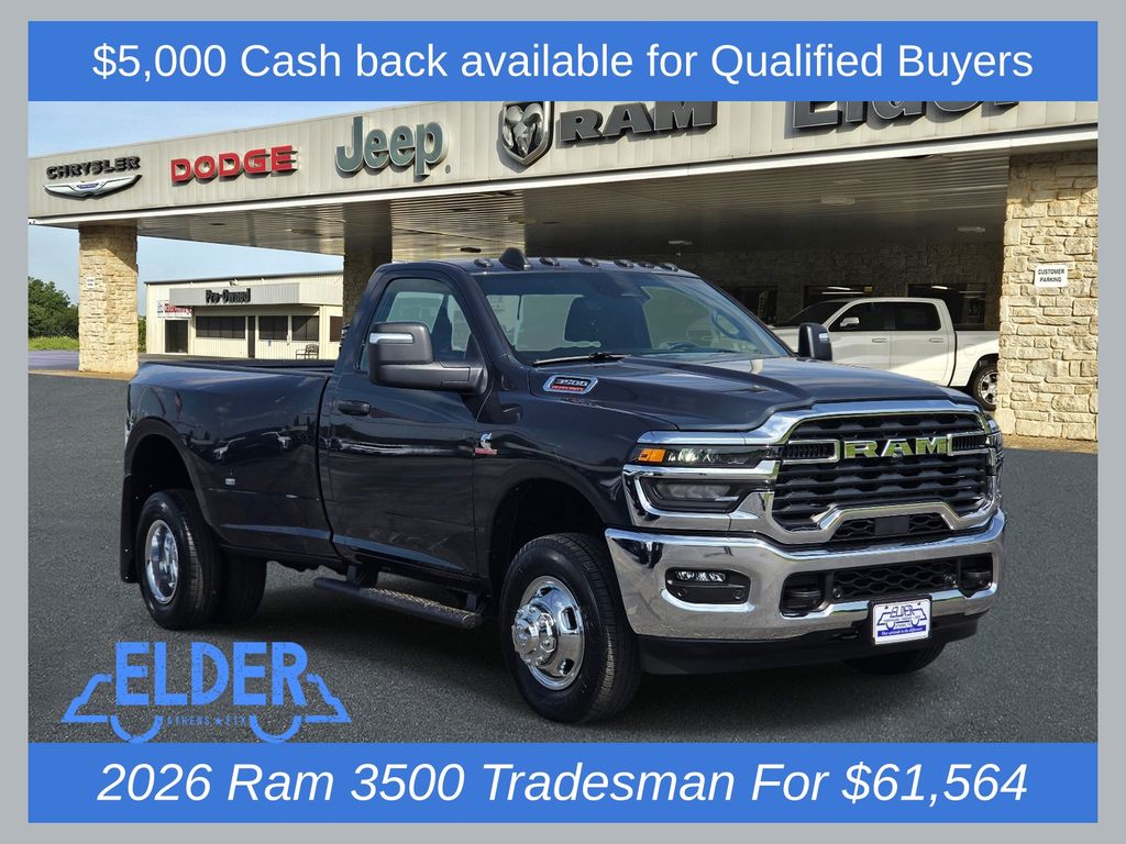 New 2026 Ram 3500 TRADESMAN REGULAR CAB 4X4 8' BOX