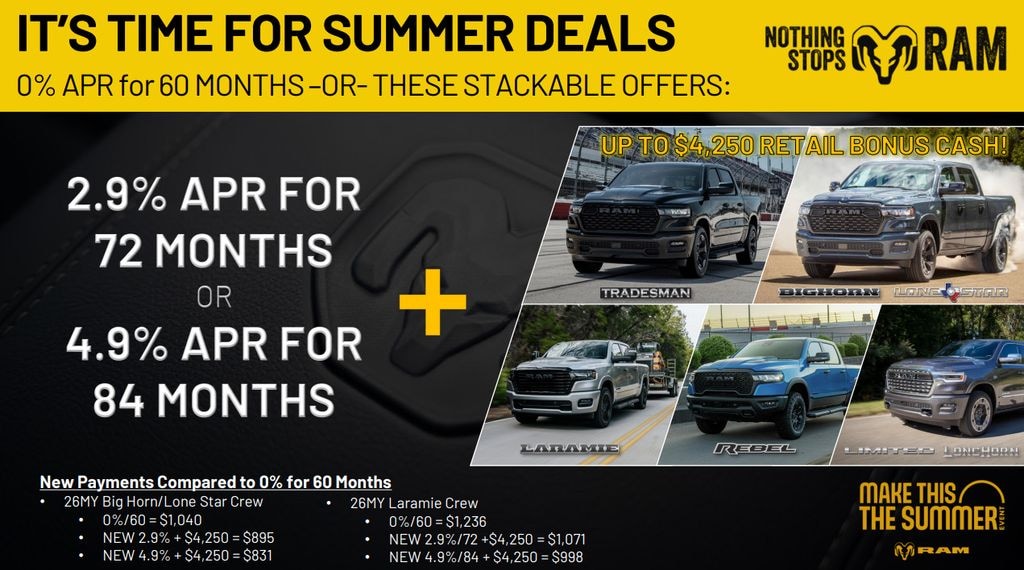 New 2026 Ram 1500 LONE STAR CREW CAB 4X4 5'7 BOX Pickup
