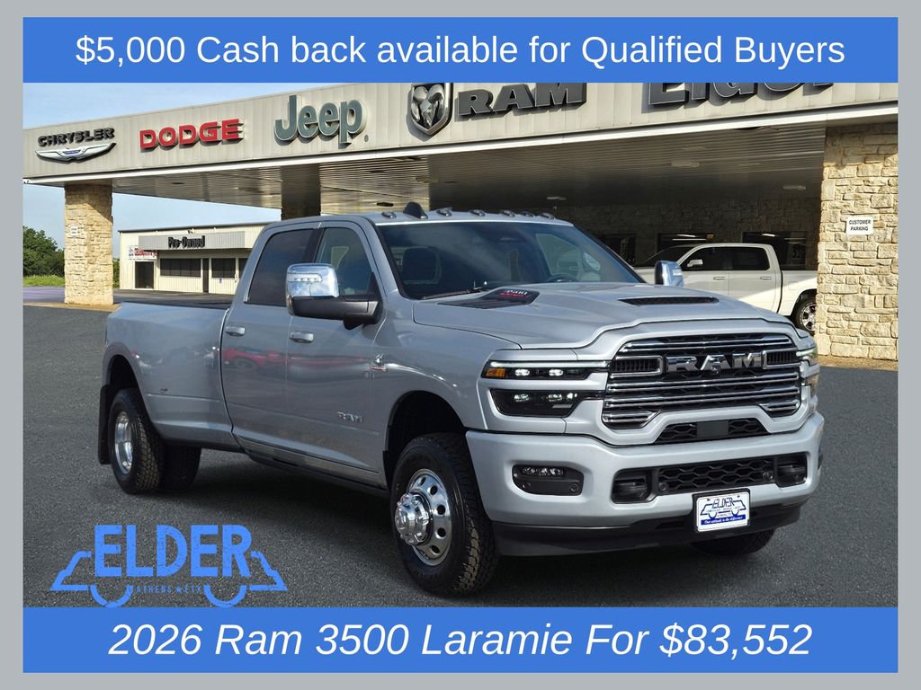 New 2026 Ram 3500 LARAMIE CREW CAB 4X4 8' BOX