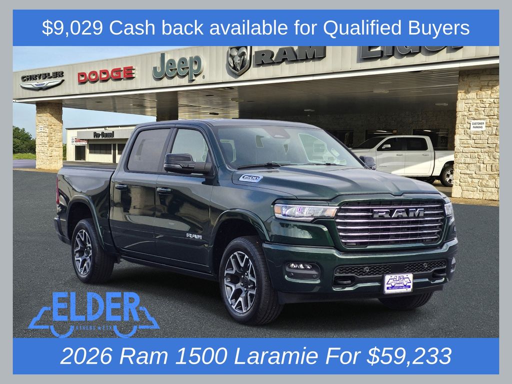 New 2026 Ram 1500 LARAMIE CREW CAB 4X4 5'7 BOX