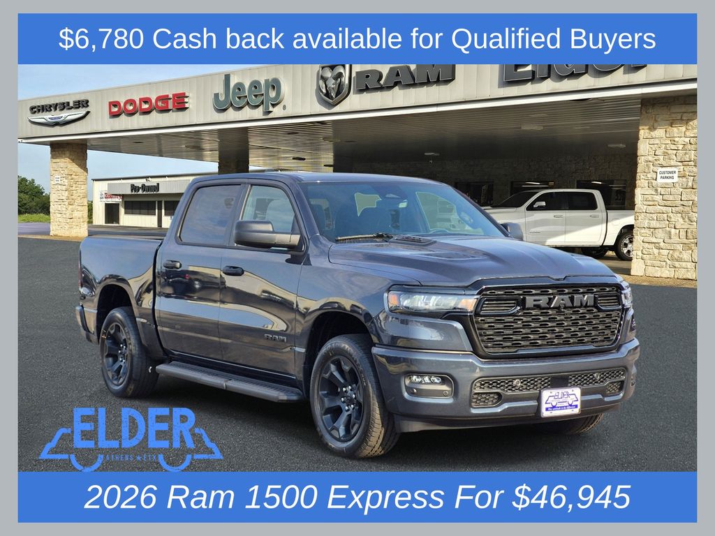 New 2026 Ram 1500 EXPRESS CREW CAB 4X4 5'7 BOX