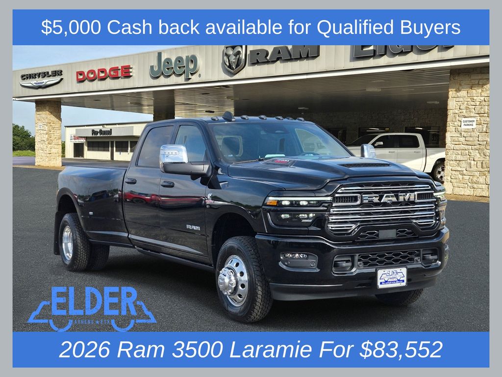 New 2026 Ram 3500 LARAMIE CREW CAB 4X4 8' BOX