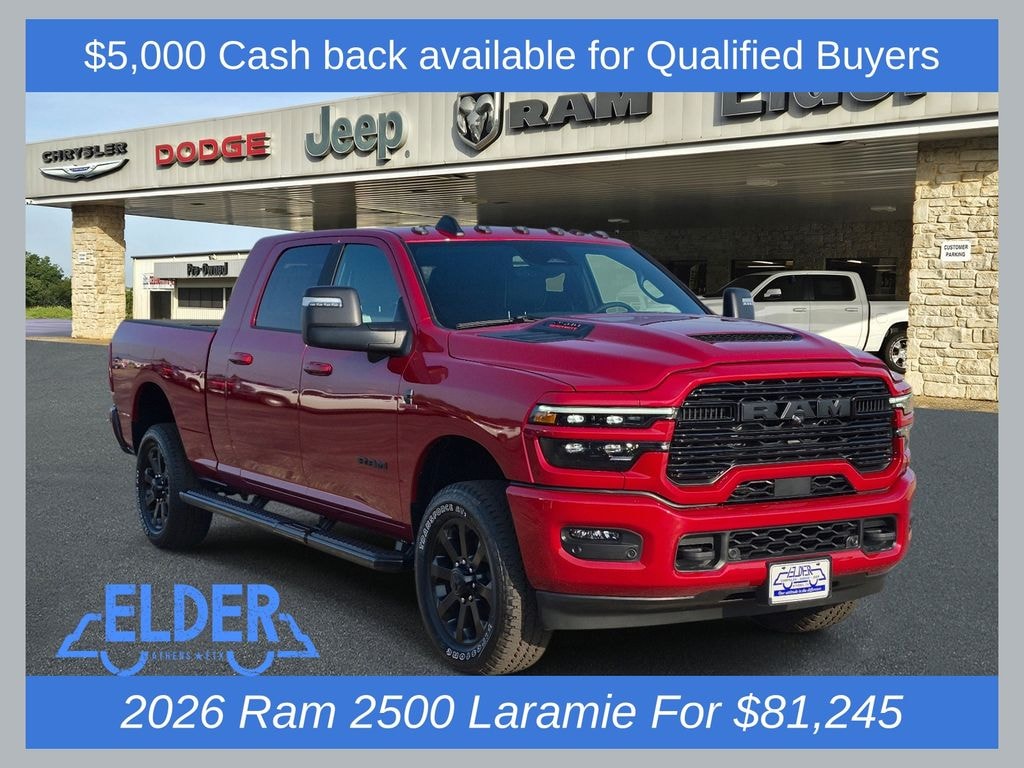 New 2026 Ram 2500 LARAMIE MEGA CAB 4X4 6'4 BOX Pickup
